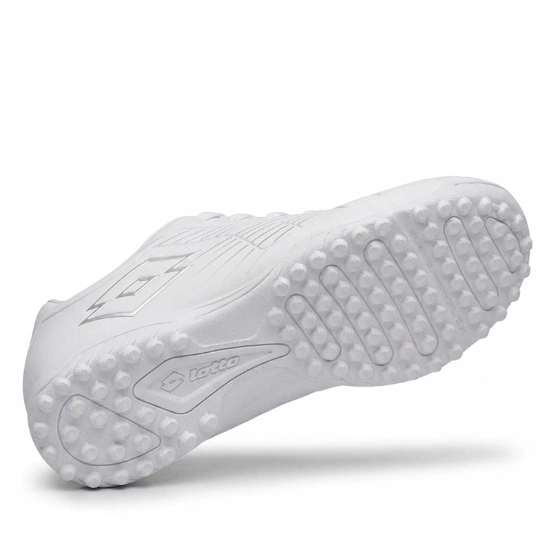 ZAPATO BABY FUTBOL JUVENIL LOTTO FIORE JR TF BLANCO - 4