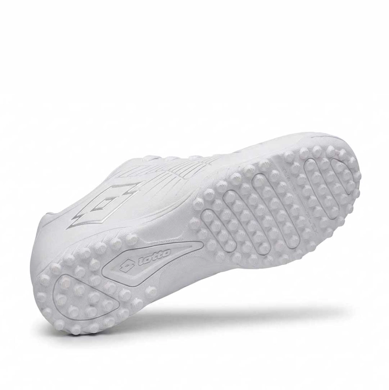 ZAPATO BABY FUTBOL NIÑO LOTTO FIORE JR TF BLANCO - 4