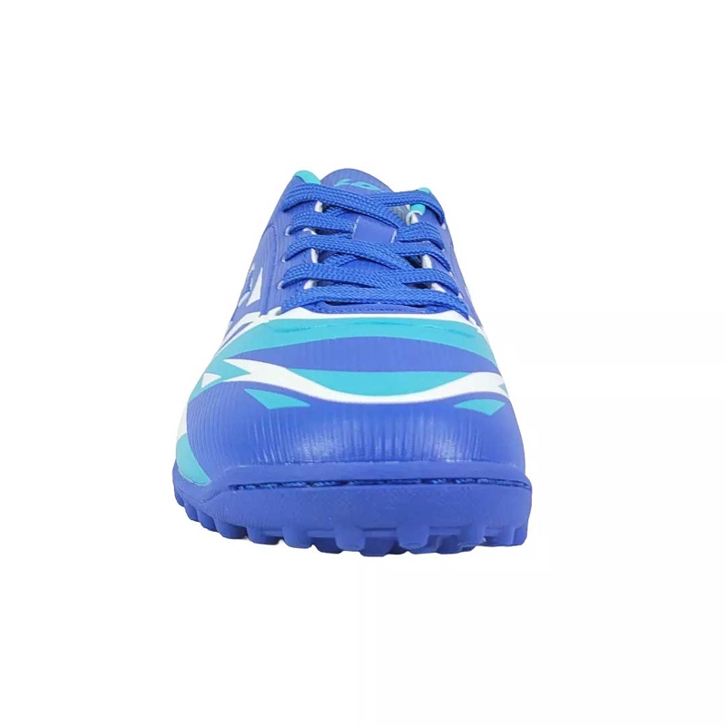 ZAPATO BABY FUTBOL JUVENIL LOTTO SIRO TF JR AZUL BLANCO - 4