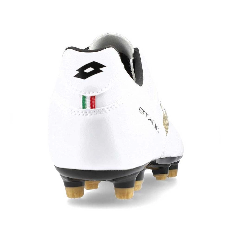ZAPATO FUTBOL HOMBRE LOTTO STADIO 705 FG BLANCO DORADO - 3