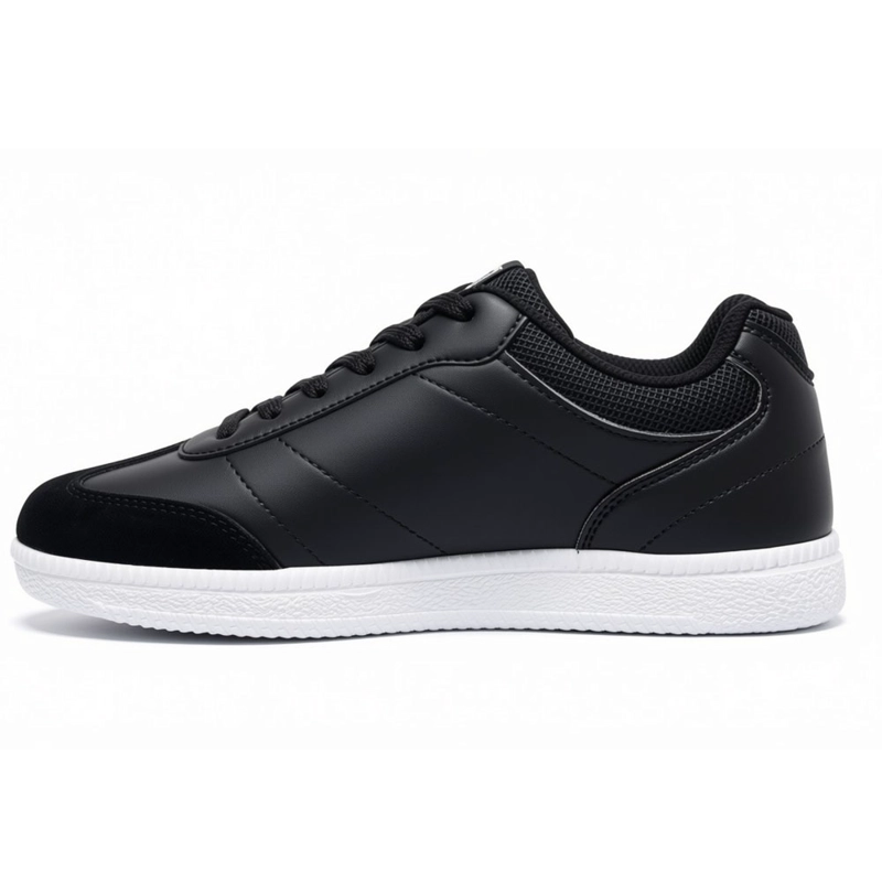 ZAPATILLA DEPORTIVA JUVENIL LOTTO CALCIO JR NEGRO BLANCO - 2