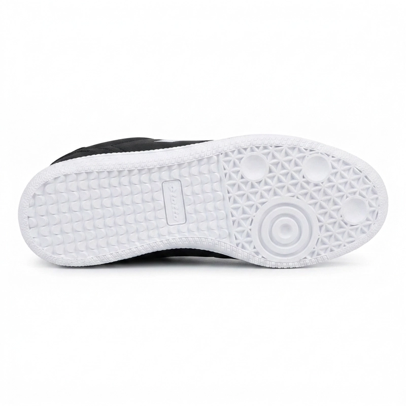 ZAPATILLA DEPORTIVA JUVENIL LOTTO CALCIO JR NEGRO BLANCO - 3