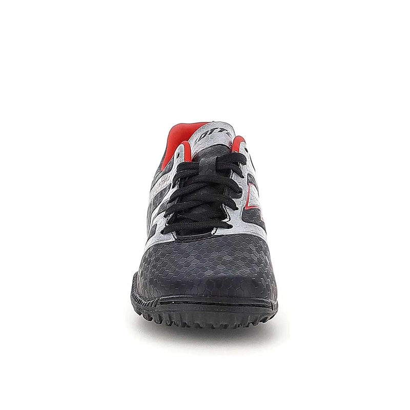 ZAPATILLA BABY FUTBOL TF JUVENIL LOTTO MAESTRO 700-V TF JR NEGRO ROJO - 4