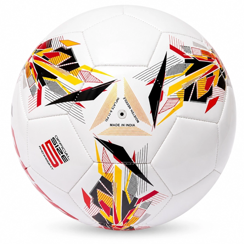 BALON DE FUTBOL N5 LOTTO ESCAPE BLANCO ROJO - 3