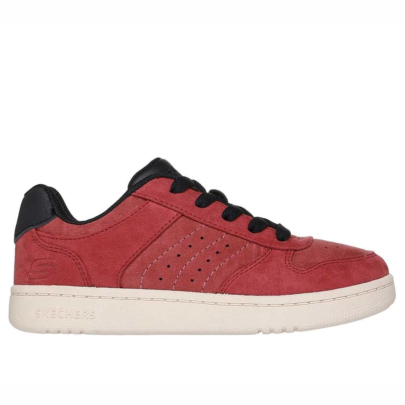 ZAPATILLAS URBANAS NIÑO SKECHERS QUICK STREET RETRO SMOOTH BURDEO 418024L-BURG - 1