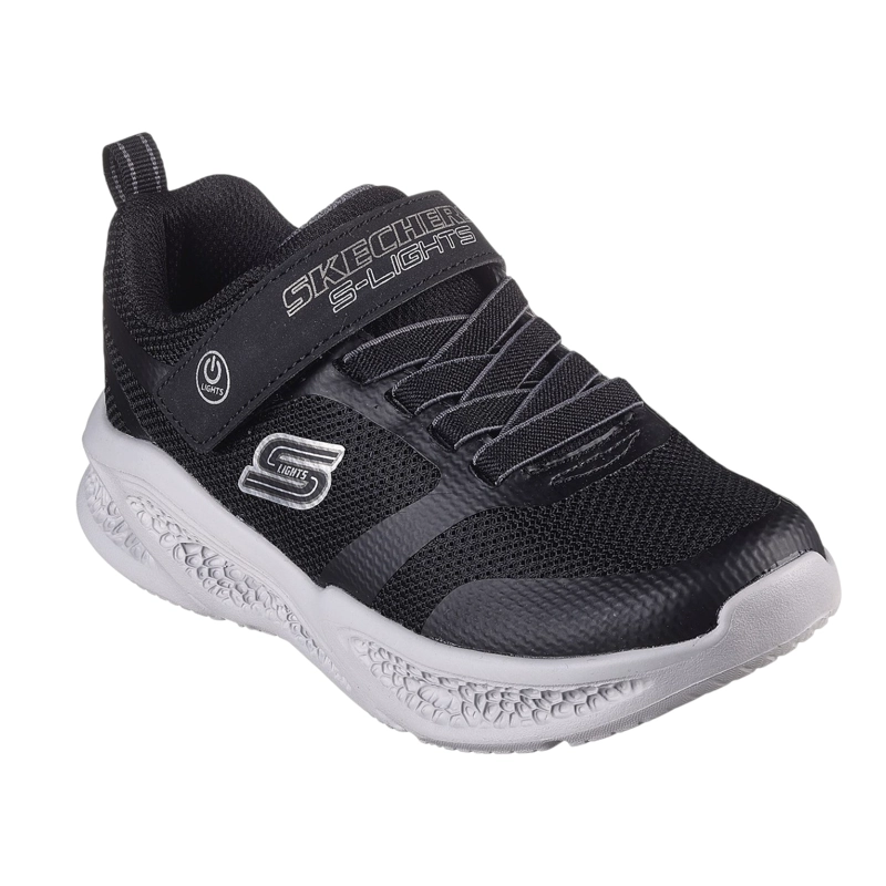 ZAPATILLAS URBANAS NIÑO SKECHERS METEORLIGHTS NEGRO 3O CL 401675L-BKGY - 3