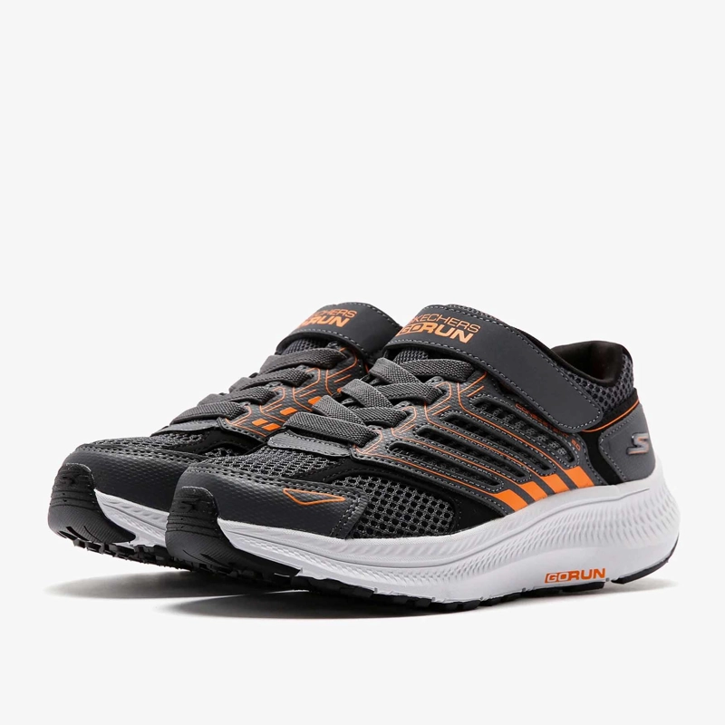 ZAPATILLAS DEPORTIVAS NIÑO SKECHERS GO RUN CONSISTENT 2.0 GRIS 405043L-CCOR - 3