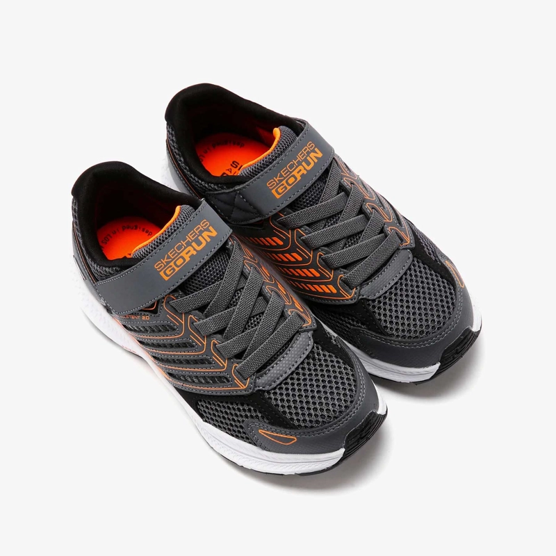 ZAPATILLAS DEPORTIVAS NIÑO SKECHERS GO RUN CONSISTENT 2.0 GRIS 405043L-CCOR - 4