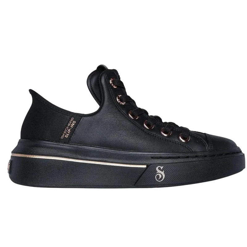 ZAPATILLAS URBANAS MUJER SKECHERS X SNOOP ONE OG LEATHER SLIP-INS NEGRO 186001-BBK - 1