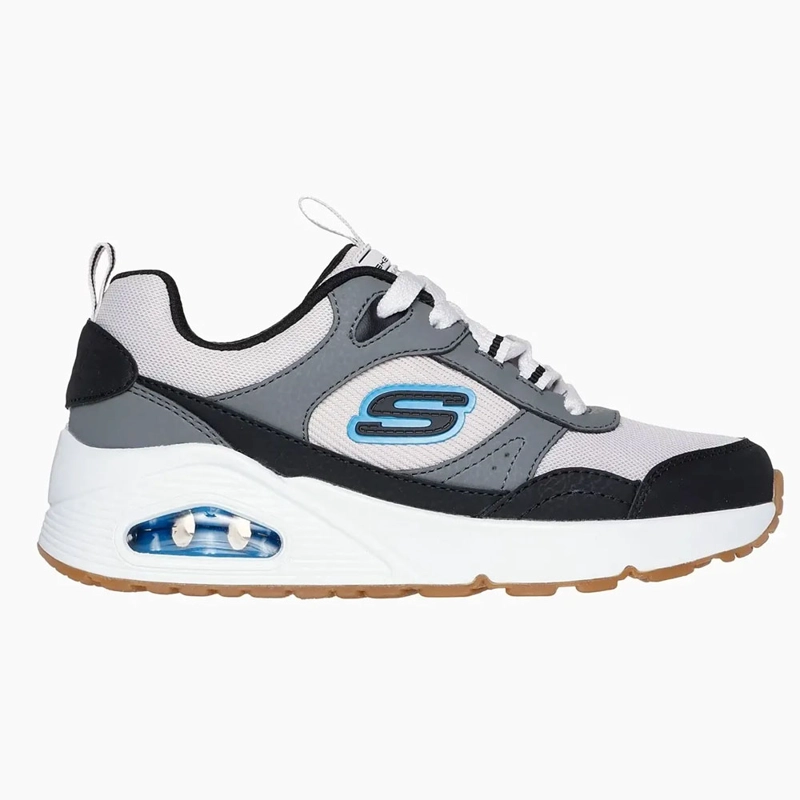 ZAPATILLAS URBANAS NIÑO SKECHERS UNO - RETRO-GROOVE NEGRO 403659L-BKW - 1