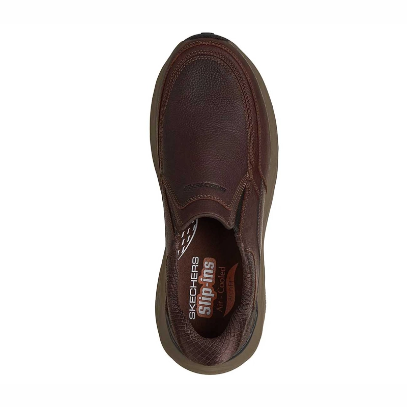 ZAPATILLAS URBANAS HOMBRE SKECHERS ARCH FIT MAVERICK SLIP-INS 205796-RDBR - 3