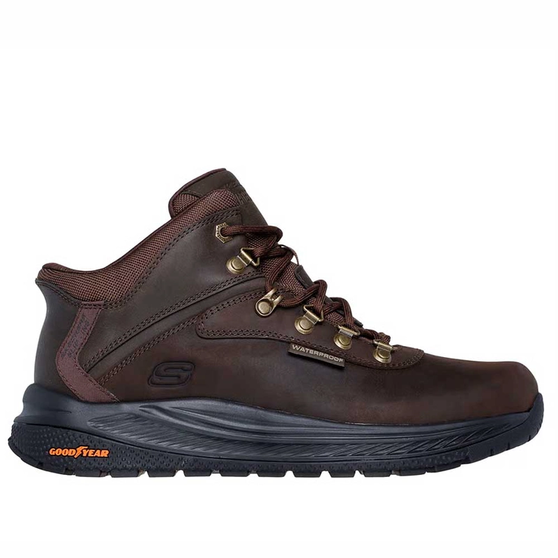BOTIN TALLA 42 CL WATERPROOF HOMBRE SKECHERS SLIP-INS RELAXED FIT CHOCOLATE 205285-CHOC - 1