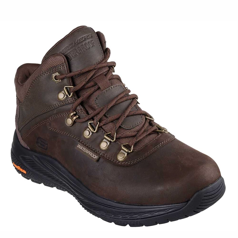 BOTIN TALLA 42 CL WATERPROOF HOMBRE SKECHERS SLIP-INS RELAXED FIT CHOCOLATE 205285-CHOC - 3