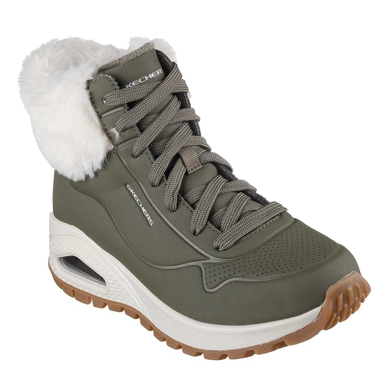 BOTAS MUJER SKECHERS UNO RUGGED - FALL AIR 167274-OLV - 3