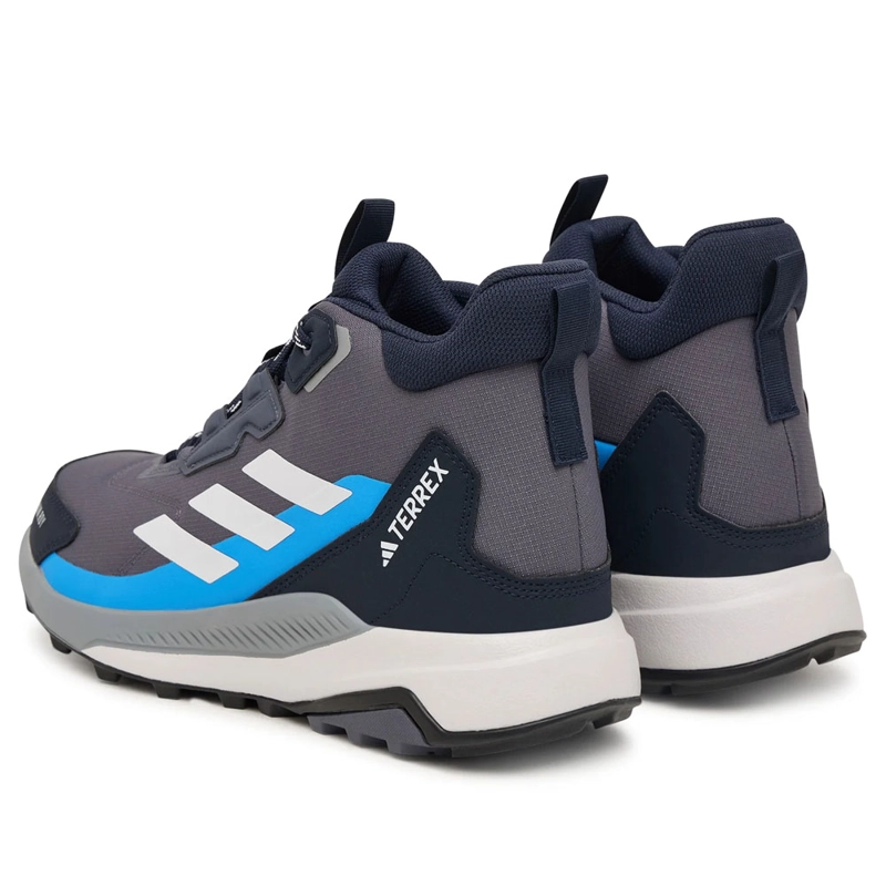 ZAPATOS TERREX ADIDAS SENDERISMO ANYLANDER MID RAIN GRIS AZUL - 2