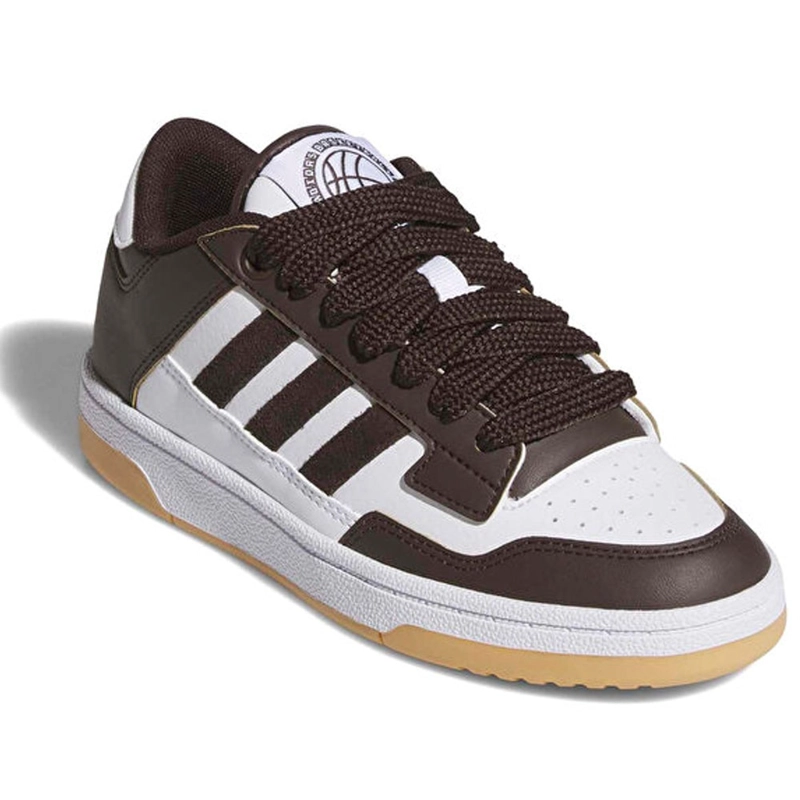 ZAPATILLAS ADIDAS NIÑO RAPID COURT LOW BLANCO CAFE - 3