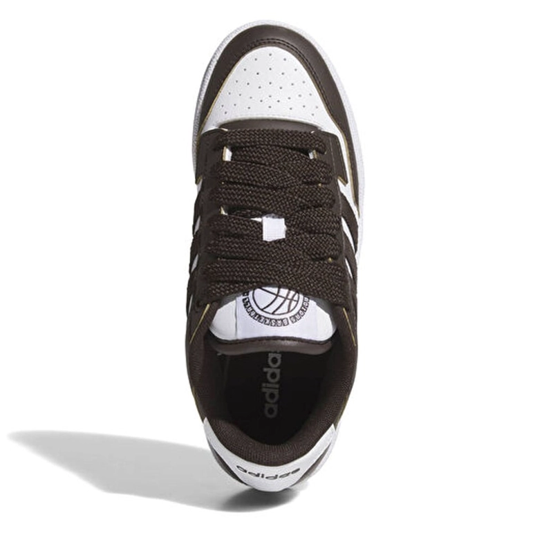ZAPATILLAS ADIDAS NIÑO RAPID COURT LOW BLANCO CAFE - 5