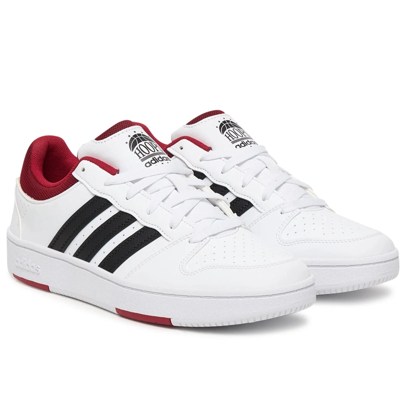 ZAPATILLAS ADIDAS HOOPS CLASSIC BLANCO ROJO - 2