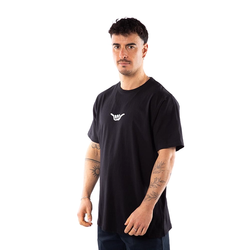POLERA HOMBRE T-SHIRT HANG LOOSE BLACK ESSENCIAL - 3