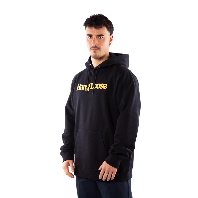 POLERON HOMBRE HANG LOOSE HOODIE BLACK ESSENCIAL - 2