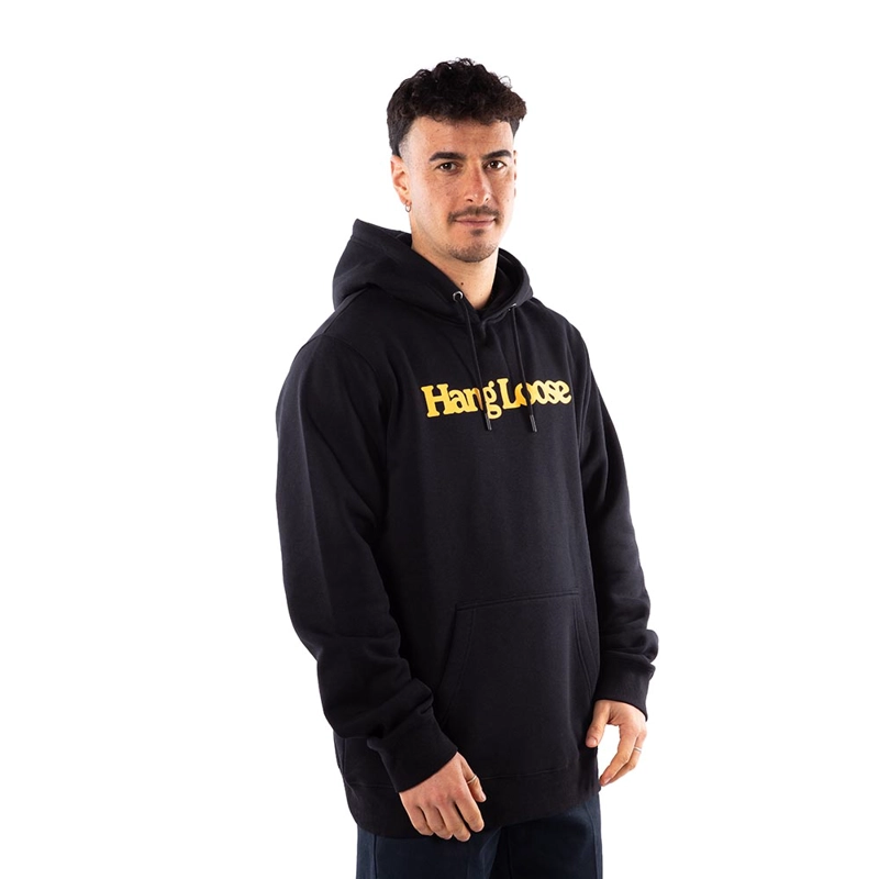 POLERON HOMBRE HANG LOOSE HOODIE BLACK ESSENCIAL - 3