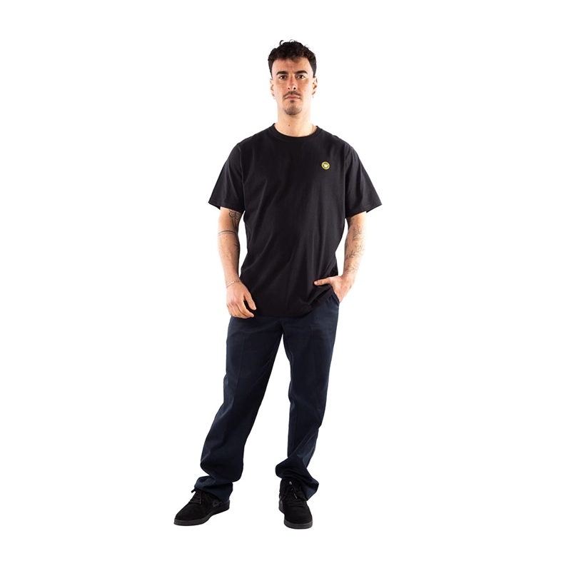 POLERA HOMBRE T-SHIRT HANG LOOSE BLACK LOGO ESSENCIAL - 5