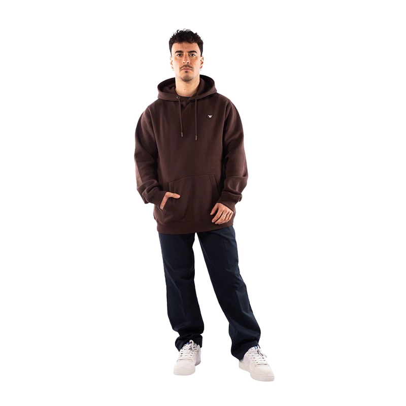 POLERON HOMBRE HANG LOOSE HOODIE BROWN ESSENCIAL - 5