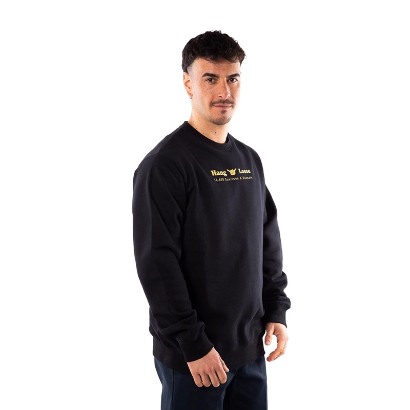 POLERON HOMBRE HANG LOOSE CREW BLACK SUNRISE & SPIRIT - 3