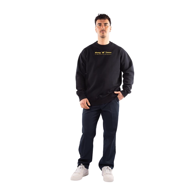 POLERON HOMBRE HANG LOOSE CREW BLACK SUNRISE & SPIRIT - 5