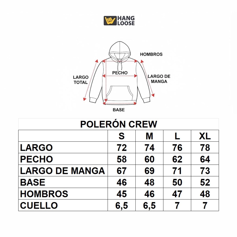 POLERON HOMBRE HANG LOOSE CREW BLACK SUNRISE & SPIRIT - 6
