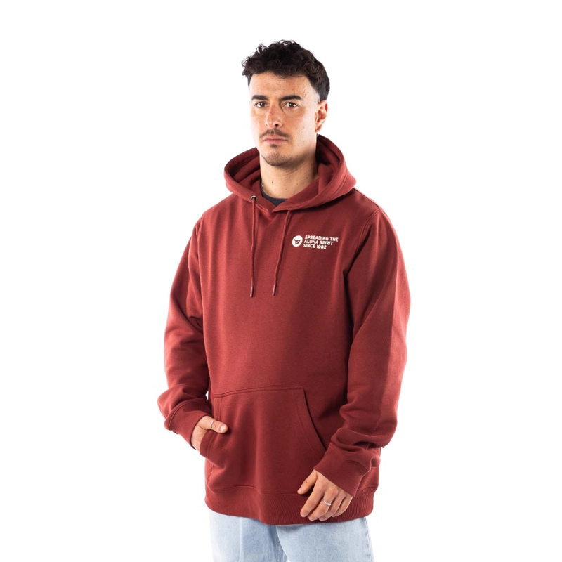 POLERON HOMBRE HANG LOOSE HOODIE COFFEE SPIRIT ALOHA - 2