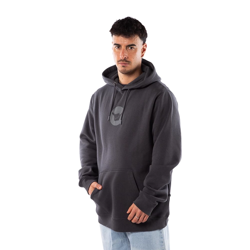POLERON HOMBRE HANG LOOSE HOODIE DARK GREY ESSENCIAL - 2