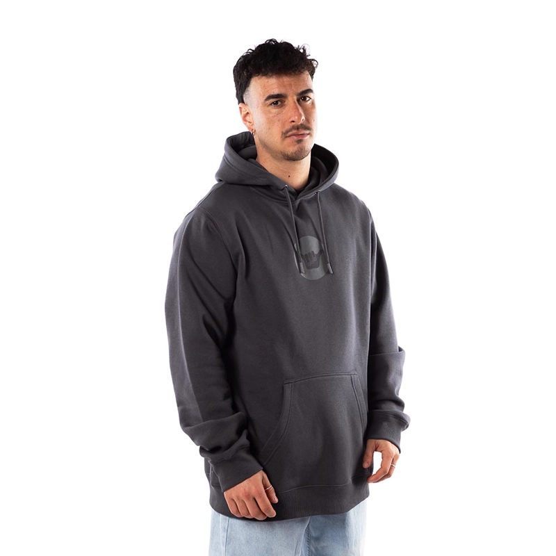 POLERON HOMBRE HANG LOOSE HOODIE DARK GREY ESSENCIAL - 3