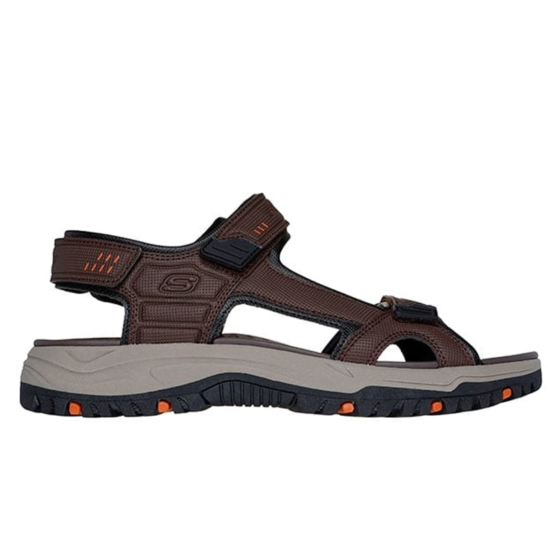 SANDALIAS HOMBRE SKECHERS PREWITT - SEABECK MARRON - 1