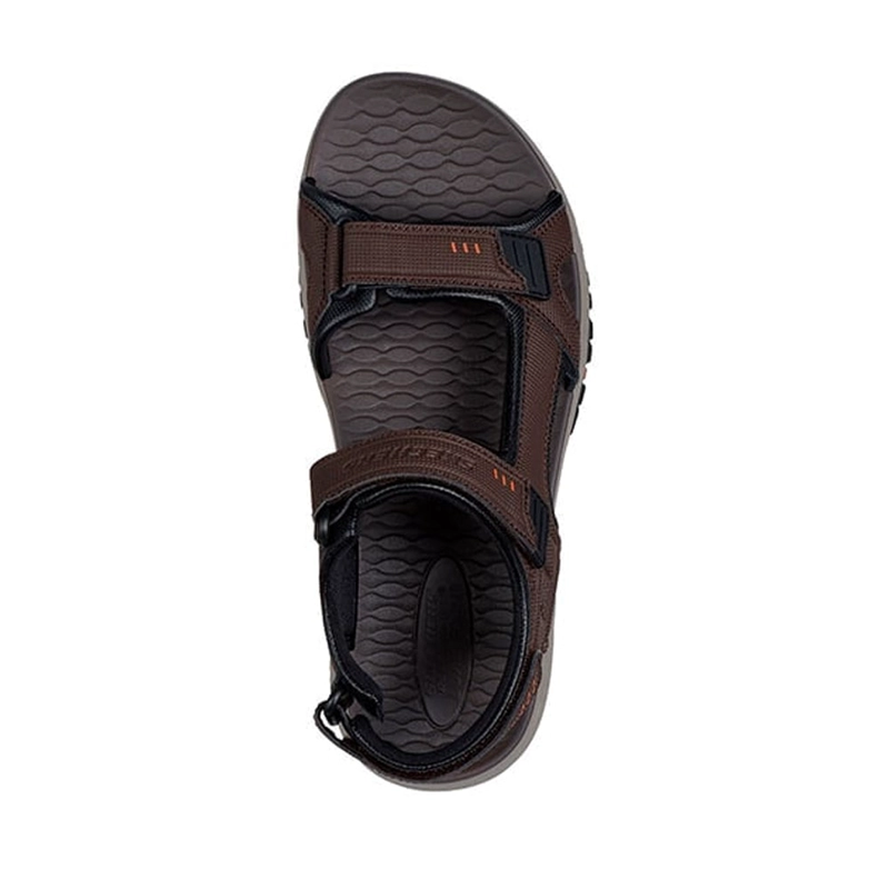 SANDALIAS HOMBRE SKECHERS PREWITT - SEABECK MARRON - 4