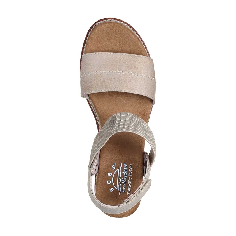 SANDALIAS MUJER SKECHERS TALLA 41CL BOBS DESERT CHILL IN WHITE OFF - 5