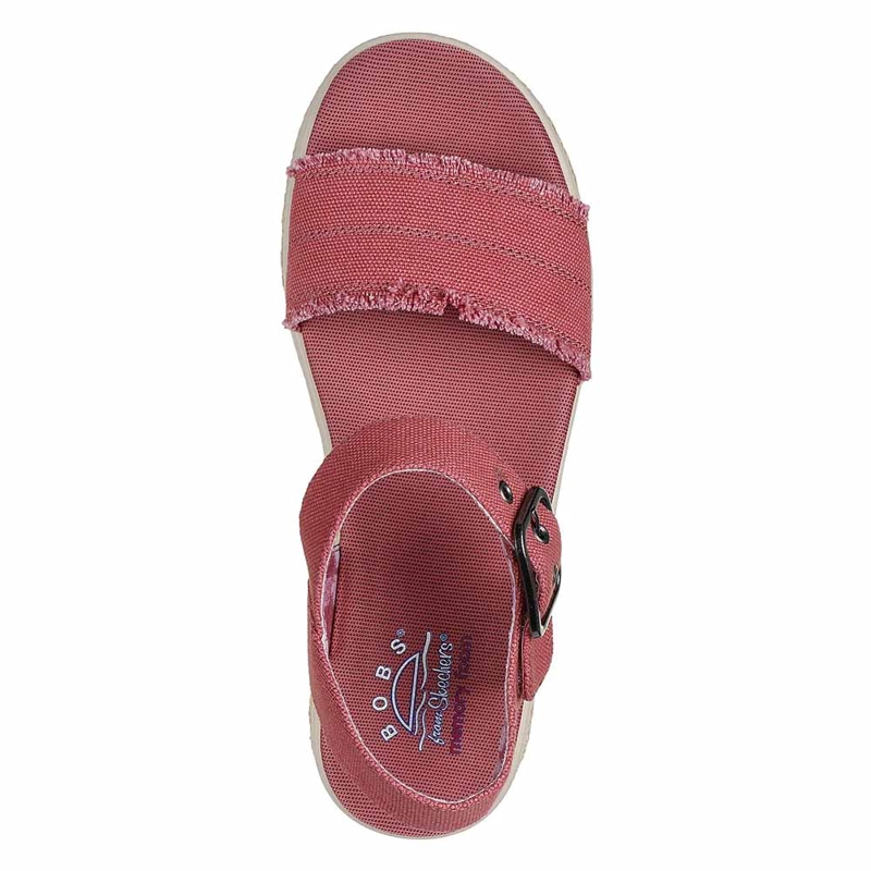 SANDALIA MUJER SKECHERS BOBS EMPRESS ROSADO - 3