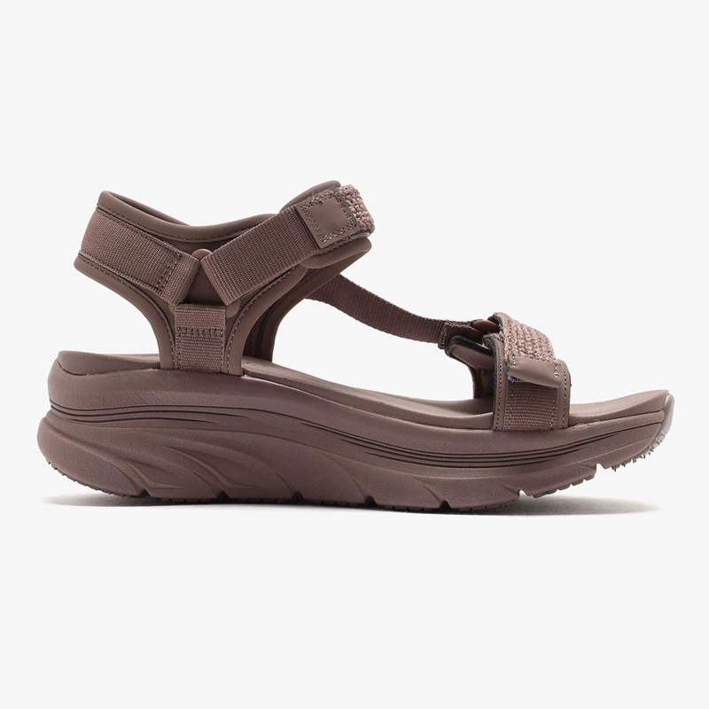 SANDALIAS MUJER SKECHERS D'LUX WALKER - PRETTY FIELD MALVA - 1
