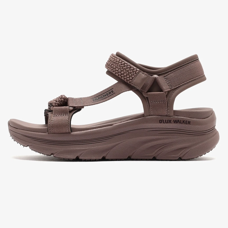 SANDALIAS MUJER SKECHERS D'LUX WALKER - PRETTY FIELD MALVA - 2