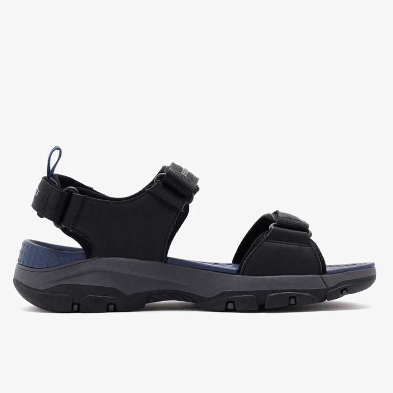 SANDALIAS HOMBRE SKECHERS RELAXED FIT TRESMEN-RYER NEGRO - 1