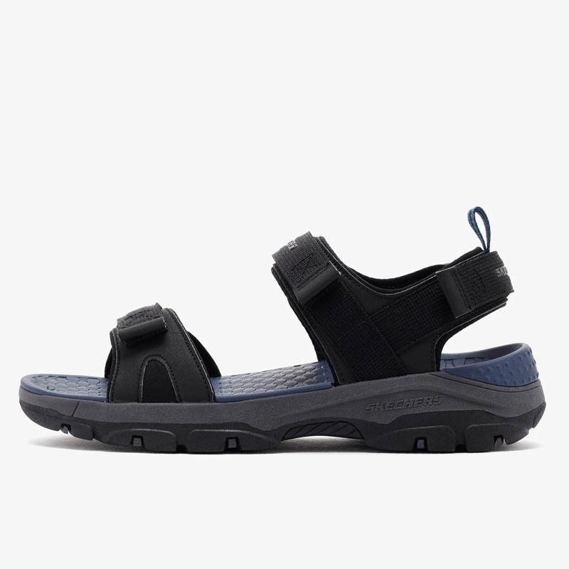 SANDALIAS HOMBRE SKECHERS RELAXED FIT TRESMEN-RYER NEGRO - 2
