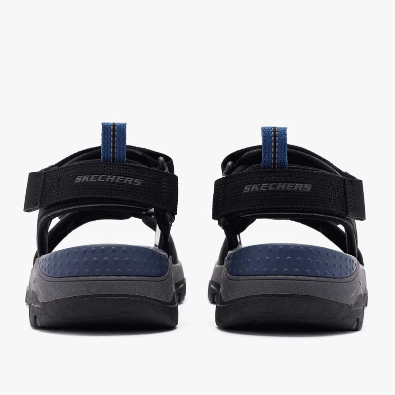SANDALIAS HOMBRE SKECHERS RELAXED FIT TRESMEN-RYER NEGRO - 4