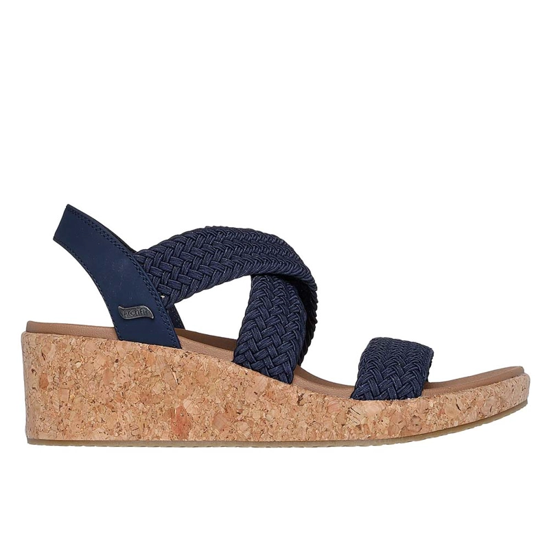 SANDALIA MUJER SKECHERS TALLA 41CL ARCH FIT BEVERLEE LOVE SPARKS AZUL - 1