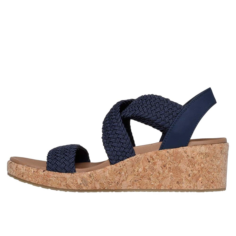 SANDALIA MUJER SKECHERS TALLA 41CL ARCH FIT BEVERLEE LOVE SPARKS AZUL - 2