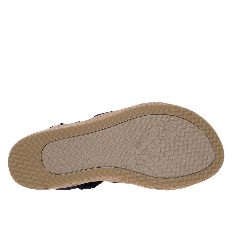 SANDALIA MUJER SKECHERS TALLA 41CL ARCH FIT BEVERLEE LOVE SPARKS AZUL - 4
