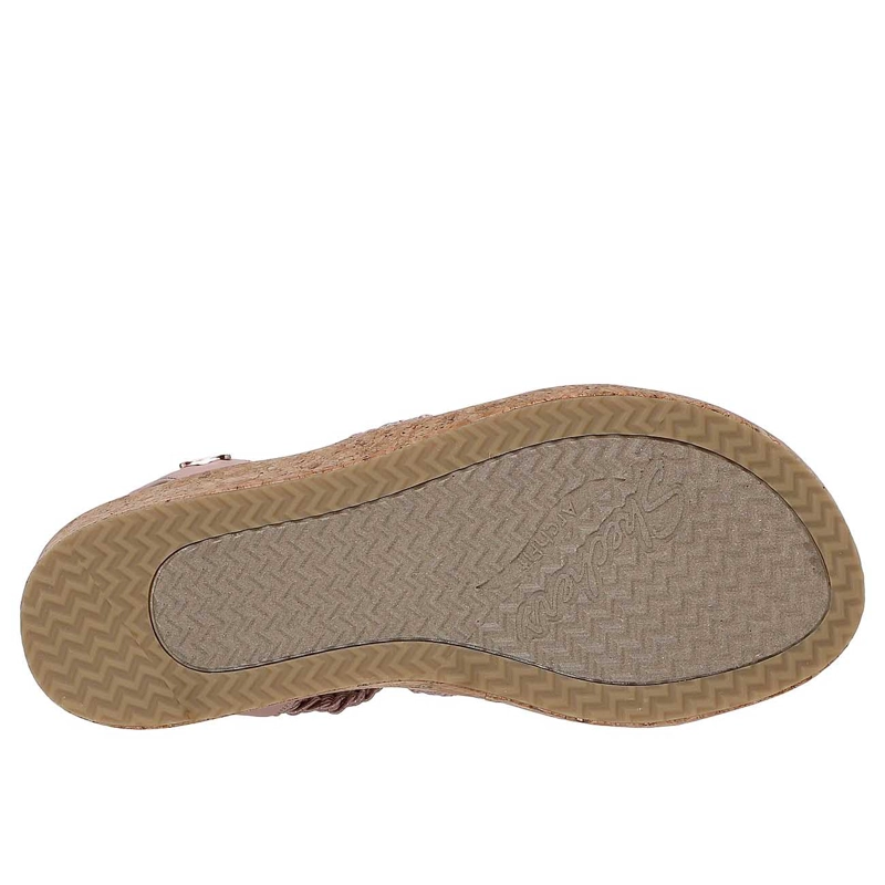 SANDALIAS PLATAFORMA MUJER SKECHERS TALLA 41CL ARCH FIT BEVERLEE - LOVE SPARKS ROSADO - 5