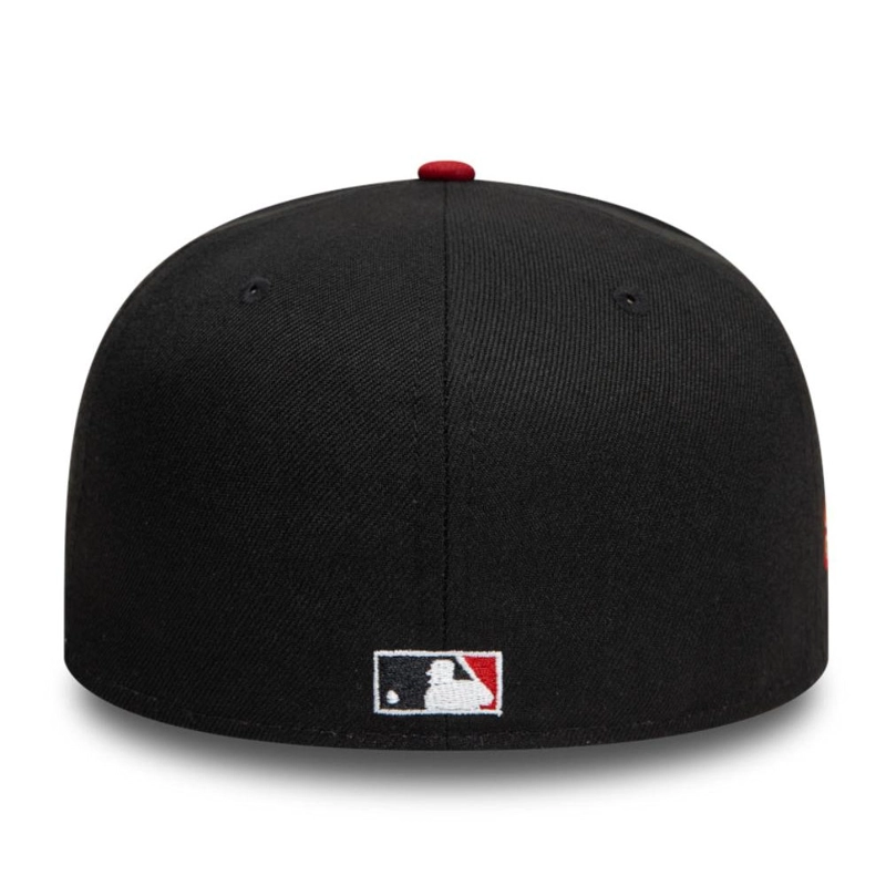 JOCKEY GORRA NEW ERA 59FIFTY PHILADELPHIA PHILLIES MLB VISOR CLIP NEGRO - 4