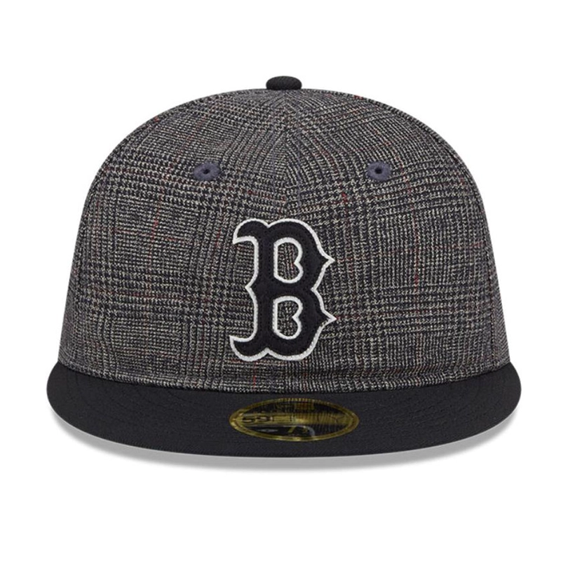 JOCKEY GORRA NEW ERA 59FIFTY DAY BOSTON RED SOX MLB NEGRO - 1