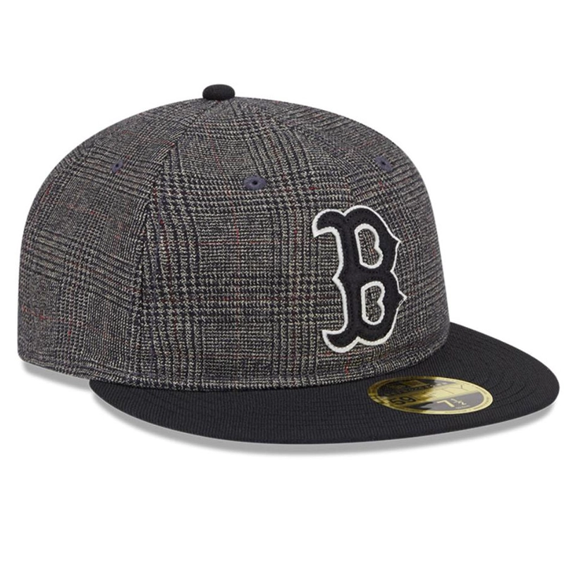 JOCKEY GORRA NEW ERA 59FIFTY DAY BOSTON RED SOX MLB NEGRO - 3