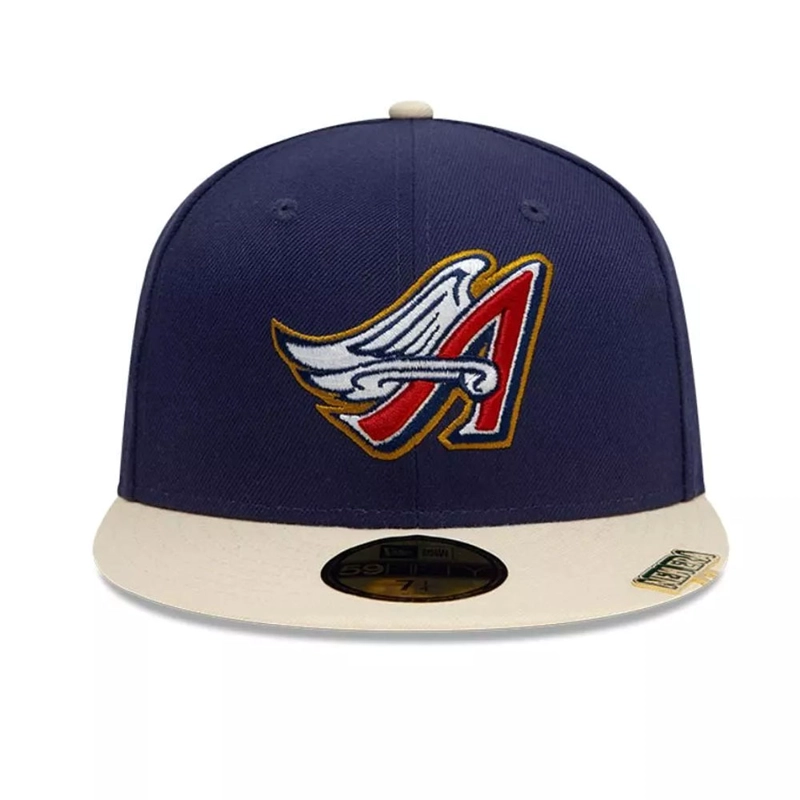 JOCKEY GORRA NEW ERA 59FIFTY ANAHEIM ANGELS MLB VISOR CLIP AZUL - 1